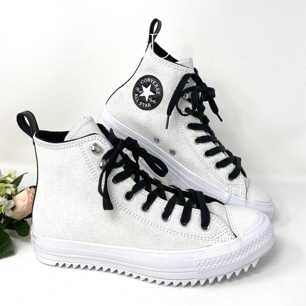 Converse Ctas Hiker High Leather Vintage W/B W